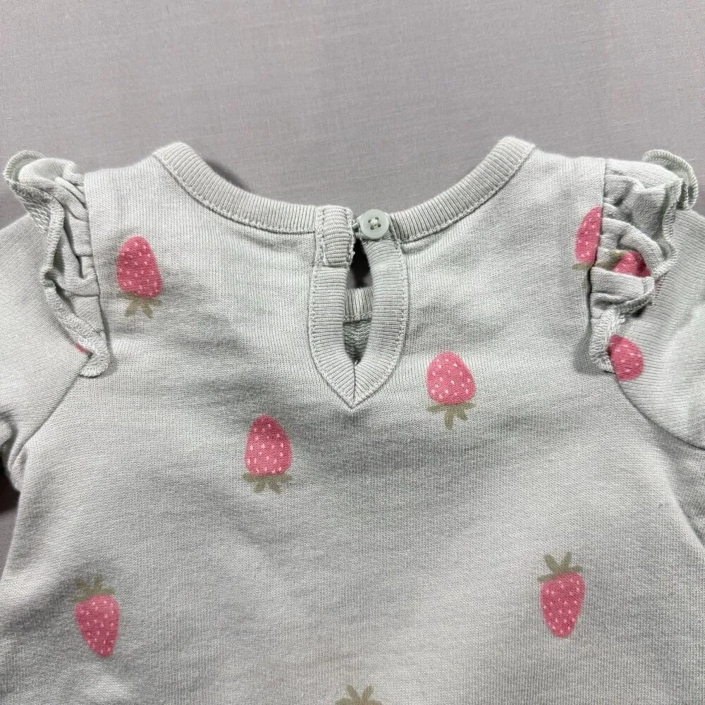 Baby Girl Clothes Just One You Carter's Newborn Green Strawberry Outfit